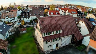 Sanierungsbedürftiges Bauernhaus mit Gewölbekeller, Scheuer und Garten