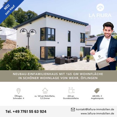 Ihr neues Zuhause in familiärer Wohngegend von Wehr, Öflingen | KfW40-Standard mit Luftwärmepumpe