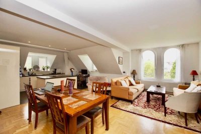 Maisonettewohnung im Dambachtal - wunderschöne Altbauetage mit Parkblick