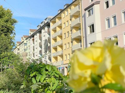 1A Lage ! Zwischen Wiener Platz und Gasteig ! Neue 2 Zi.-Whg. mit Balkon und Blick in einen Park