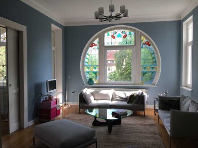 Wunderschöne 5-Zi.-Jugendstilwhg., Belle Etage, 2 Balkone, Einbauküche, im Klütviertel, Hameln