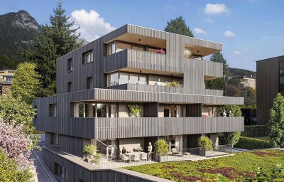 In Bau: Elegante 2-Zimmer Gartenwohnung mit Terrasse in ruhiger Premiumlage