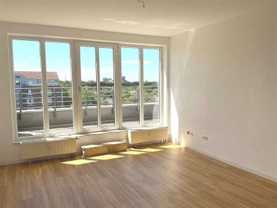 Ideal für Singles - helle 1,5 Zimmer-Wohnung mit Weitblick in Hannover -Vahrenwald.
