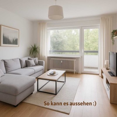 PROVISIONFREI: 2‑Zimmer‑Wohnung mit Balkon, Aufzug, Keller & Stellplatz