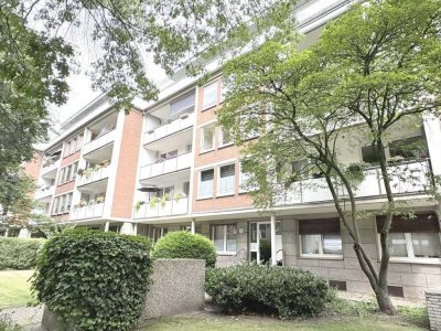 Krefeld-Bismarckviertel: 4-Zimmerwohnung mit zwei Loggien und zwei Tiefgaragenstellplätzen