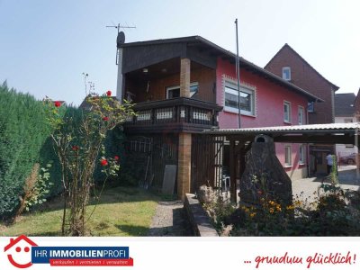 Solides Einfamilienhaus mit Anbau und großem Garten zentral in Wettenberg-Wißmar