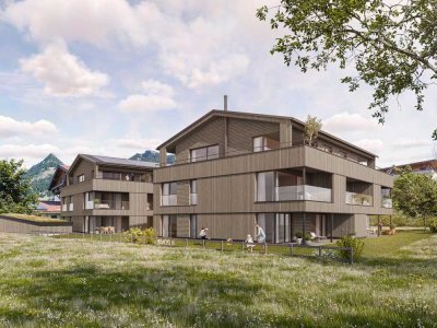 Neubau in Burgberg im Allgäu - Exklusive 3-Zimmer-Wohnung im EG - provisionsfrei