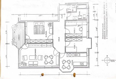 4-Zimmer-Wohnung mit Balkon in Burgdorf