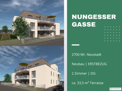 Neubauprojekt - Nungessergasse | 2 Zimmer | Terrasse | Belagsfertig | inkl. PKW-Stellplatz | TOP 8