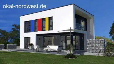 Großes, einzugsfertiges Traumhaus im Bauhausstil! inkl. KfW Förderung!