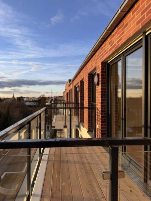 * Auf 2 Etagen * 4 Zimmer * Wohnung * A+ * NEUBAU * am Auenwald * Balkon * TG *