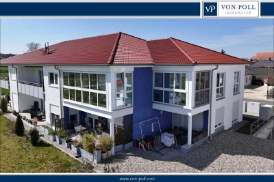 Moderne 4-Zimmer-Wohnung mit Wintergarten und Blick ins Grüne
