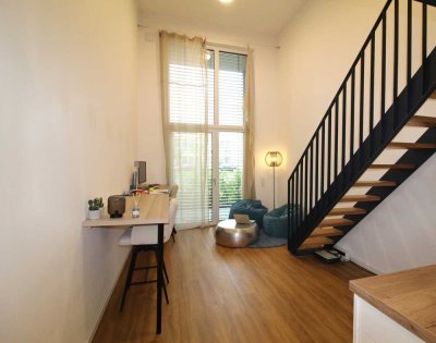 Loft-Apartment mit Einbauküche