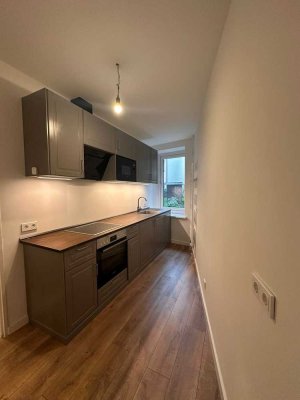 Kernsanierte Wohnung mit Einbauküche und Garten zu vermieten