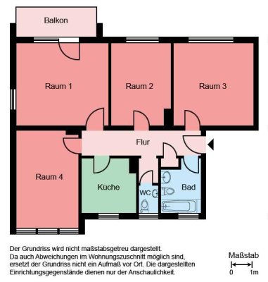 Demnächst frei! 4-Zimmer-Wohnung in Castrop-Rauxel Merklinde