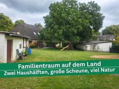Zweifamilienhaus mit Charme und Scheune