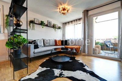 MÖBLIERT - LIVING HARMONY - Lichtdurchflutete Wohnung mit Balkon und Tiefgarage