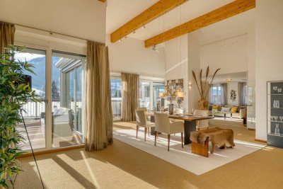 Traumhafte 6-Zimmer Wohnung, Berg- und Seeblick am Walchsee - Für Familie oder Paare