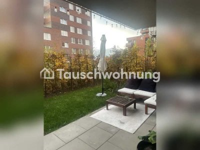 Tauschwohnung: Wohnküche terasse Garten wasserstadt