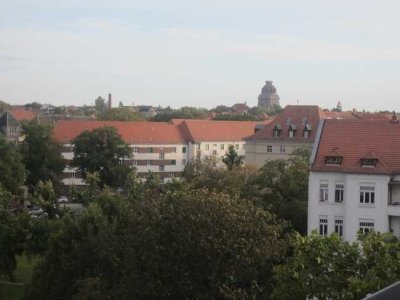 Wohnen über zwei Ebenen 2 Dachterrassen und 1 Balkon herrlicher Blick über Leipzig