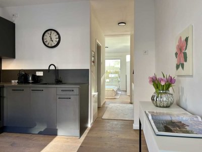 Neubauwohnung mit kleinem Garten und eigenem Hauseingang
