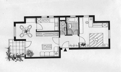 Helle 2,5-Zimmer mit Balkon in Bad Mergentheim/Weberdorf
