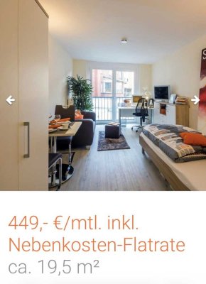 Möbliertes Wohnheimzimmer zur Zwischenmiete ab 01.04. bis 30.09. – UniApart Bayreuth