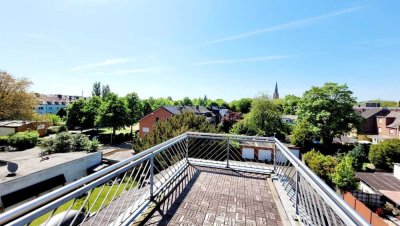 Stilvolle 2-Raum-Maisonette-Wohnung mit Balkon und EBK in Mönchengladbach-Eicken