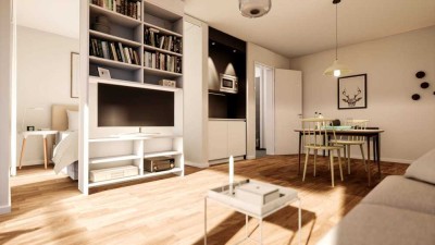 Neubau im EG – 3 Zimmer, Einbauküche & Terrasse zum Innenhof - Steuervorteile Neubau-AfA