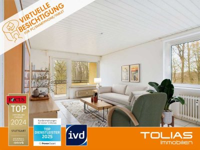 Lichtdurchflutete 3-Zimmer-Wohnung mit Balkon & Stellplatz in ruhiger Lage von Böblingen