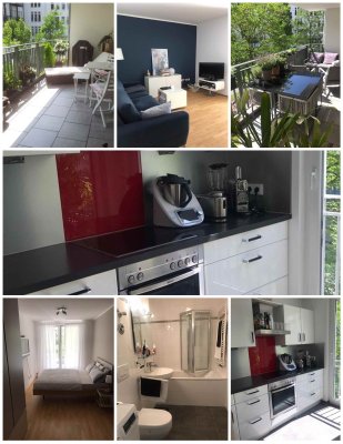 Wunderschöne, Möbilierte 2-Zimmer Wohnung mit balkon im Zentrum - Ludwigsvorstadt-Isarvorstadt