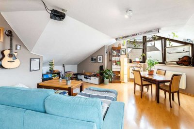 City-Life trifft Entspannung: 1,5 Zimmer mit privater Dachterrasse