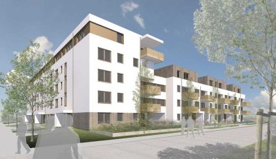 Zentrumsnahe, teilmöblierte, moderne 3-Zi.-Gartenwohnung mit 100qm Garten und Einbauküche