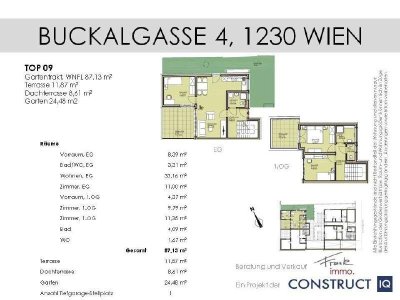 traumhafte 3 Zimmerwohnung mit 2 Terrassen und kleinem Eigengarten zu vermieten