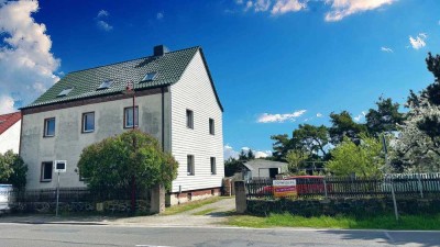 PROVISIONSFREI|3 WE Investment: 2 vermietet, Teilsanierung, großes Grundstück+ Erweiterungspotenzial