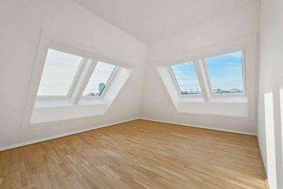 HOCH HINAUS >> großzügig Wohnen im 2. Dachgeschoss >> Dachterrasse mit Wien-Blick