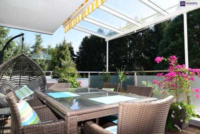Wunderschöne, elegante Terrassenwohnung mit Blick ins Grüne in einem kleinen feinem Wohnbauprojekt - mit NUR 4 Wohneinheiten - in 8073 Feldkirchen - mit 3D-RUNDGANG