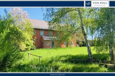 Historisches Einfamilienhaus mit Einliegerwohnung und eigenem Teich
