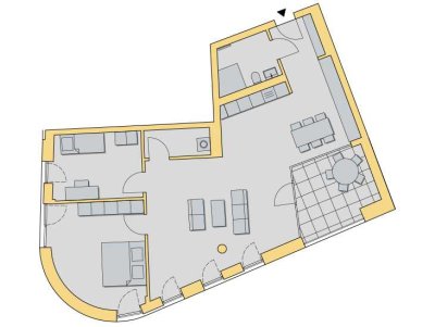 WHG 1474 - Penthouse-Wohnung, barrierefrei