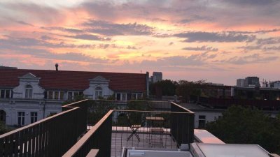 Lichtdurchflutete 4-Zimmer-Maisonettewohnung mit  Dachterrasse