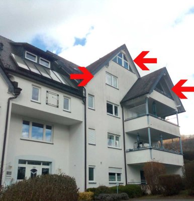4-Zimmer-Maisonette-Wohnung mit Balkon und EBK in Bruttig-Fankel, Lift
