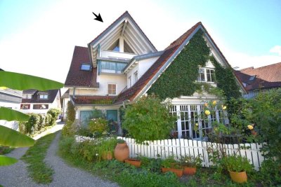 Bezugsfreie 5,5-Zimmer-DG-Maisonette-Wohnung mit Balkon, im Herzen von Konstanz-Wollmatingen