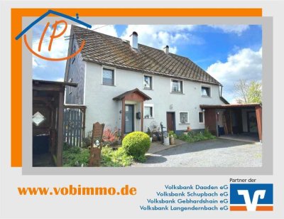Von IPC: Gemütliches Fachwerkhaus mit Nebengebäuden in Neunkhausen