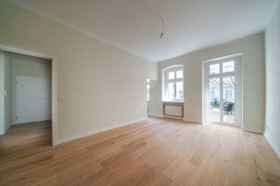 Bezugsfreie 1-Zimmer-Wohnung im ruhigen Gartenhaus, frisch renoviert, nahe HTW-Campus