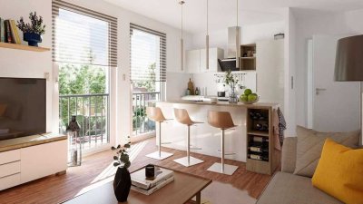 Bezugsfertig ab ca. Mitte 2027 - 50 m² Wohnung "Heimatgefühl" in Nürnberg Gebersdorf