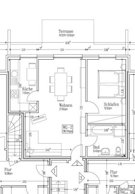 Helle 2-Zimmer Wohnung mit Garten in Verl