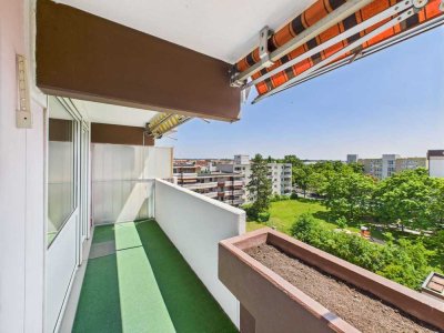 Helle 1-Zimmer-Wohnung mit Balkon und Aufzug in Nürnberg