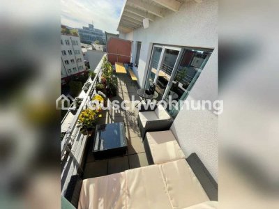 Tauschwohnung: 3-Zimmer-Wohnung in Ehrenfeld, großer Balkon und Stellplatz