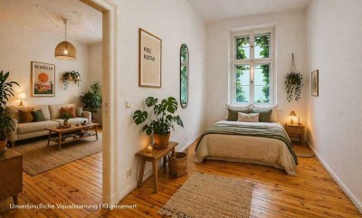 Balkon, Altbau, Neukölln – Provisionsfreie 2 Zimmer in gefragter Lage