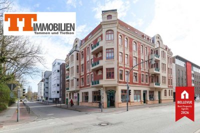 Stilvolle und renovierte Altbauwohnung im denkmalgeschützten Gründerzeithaus in Heppens!